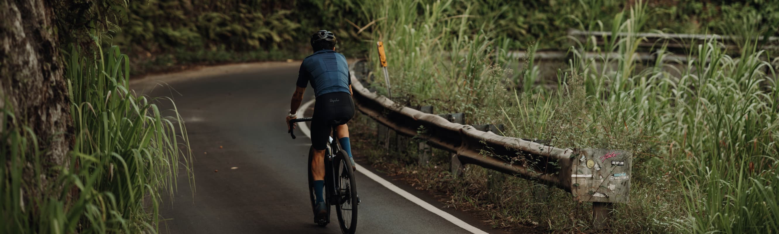 Vini riding through Maui's back roads